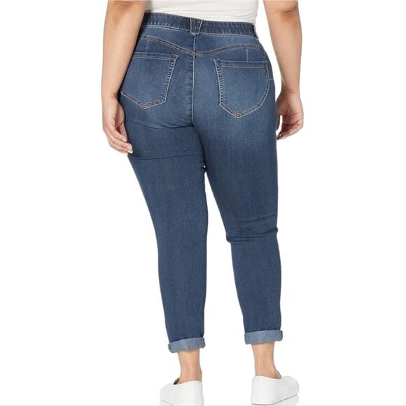 DEMOCRACY AB SOLUTION ANKLE SKIMMER STRETCH SKINNY JEANS PLUS SIZE 24 NEW! - Picture 2 of 10